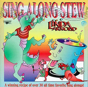 Singing dinosaurs with musical notes
