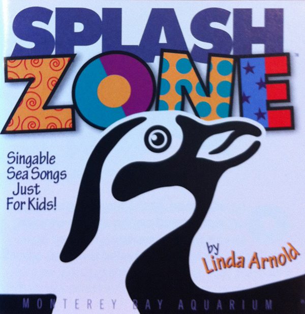 Monterey Bay Aquarium's kids' music album design.